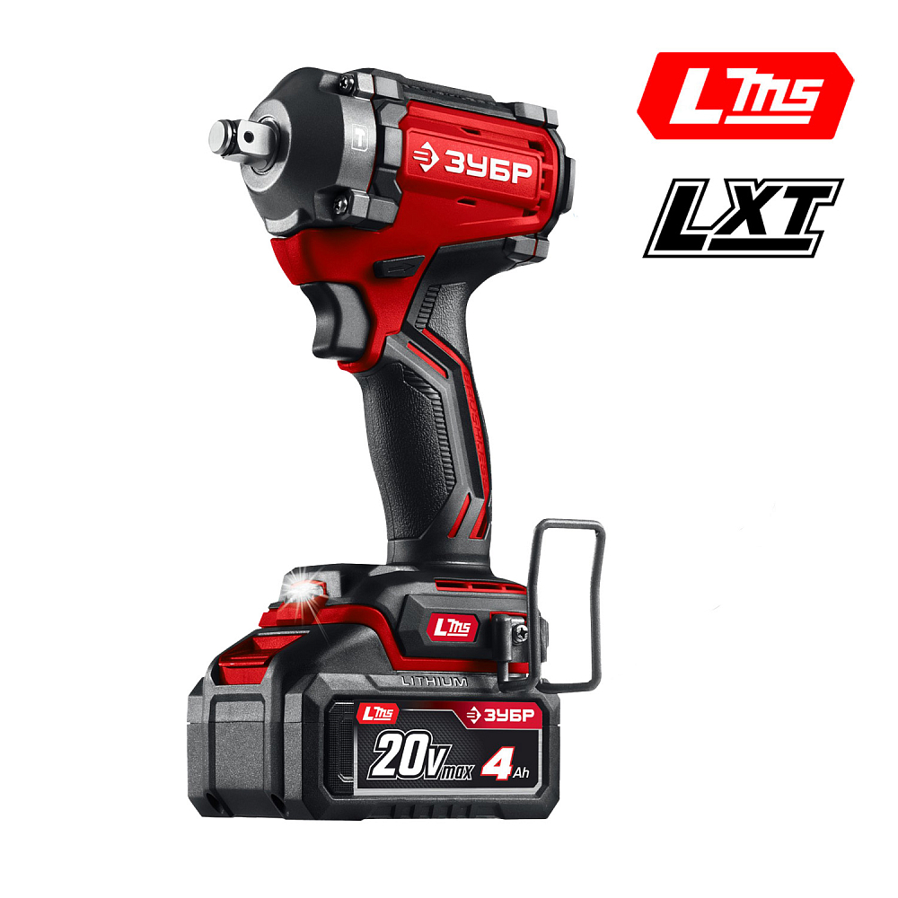 Аккумуляторный ударный гайковёрт ЗУБР ГБУ-500-41