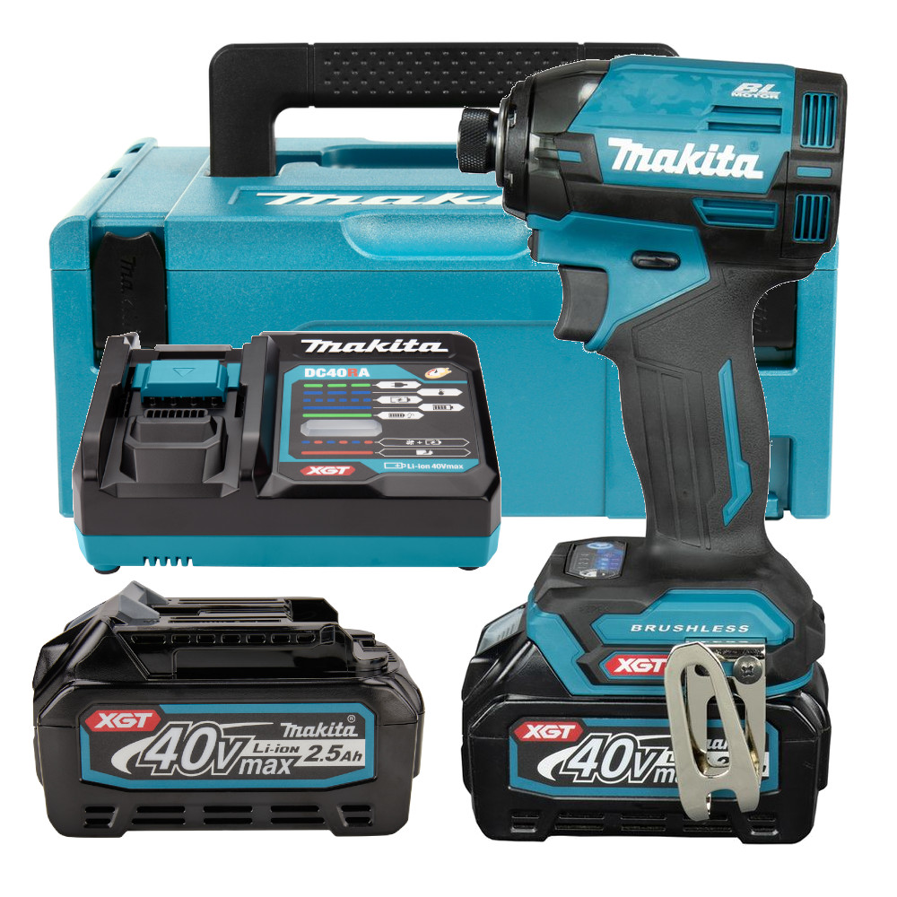 Аккумуляторный ударный шуруповерт XGT Makita TD002GD201