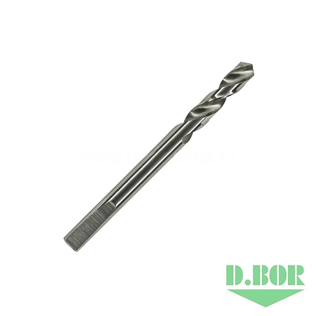  Центрирующее сверло для биметаллических коронок D.BOR HSS 6,35 х 89 мм CD-QL-HS-6-089