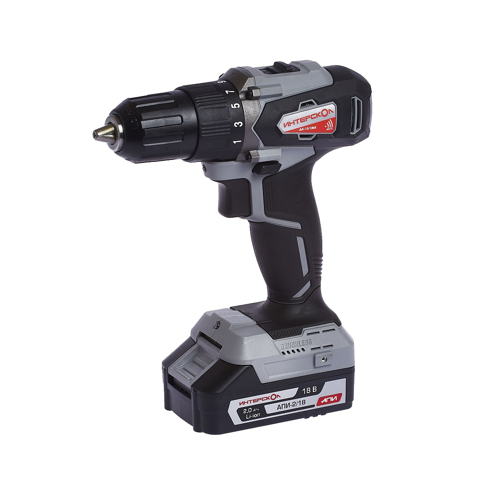Аккумуляторная дрель-шуруповерт Интерскол ДА-13/18ВК (575.0.0.70)