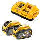 Набор аккумуляторов и зу Dewalt DCB118Y2-QW