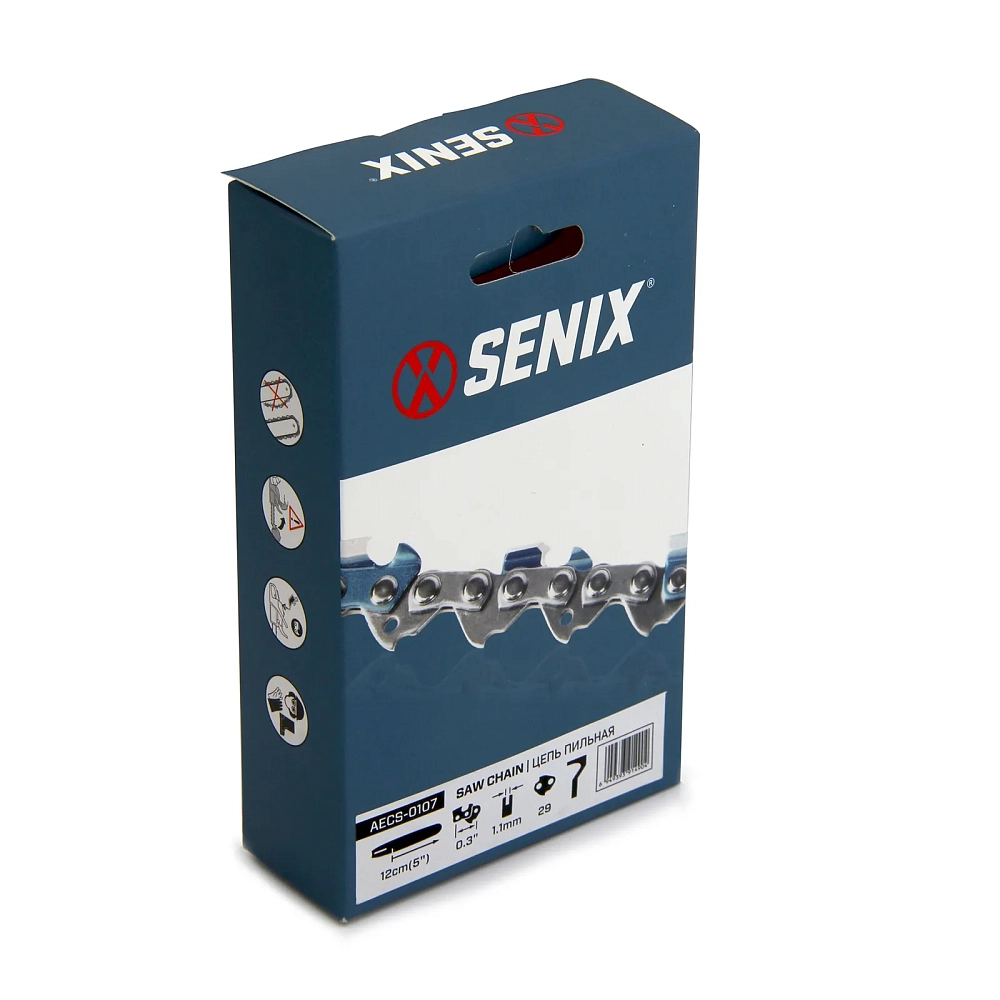 Цепь пильная, 5" (12 см), шаг 0,043", паз 1,1 мм, 29 звеньев (AECS-0107)