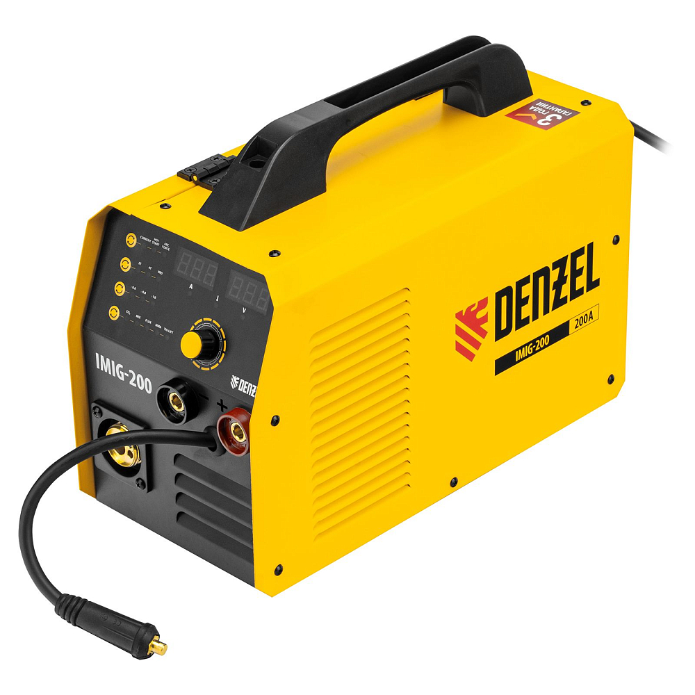 Аппарат инвертор. полуавтомат. cварки IMIG-200 Denzel 94361