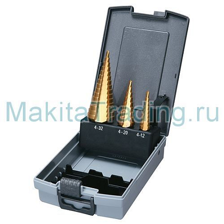 Набор конусных шаговых свёрл Makita D-46573