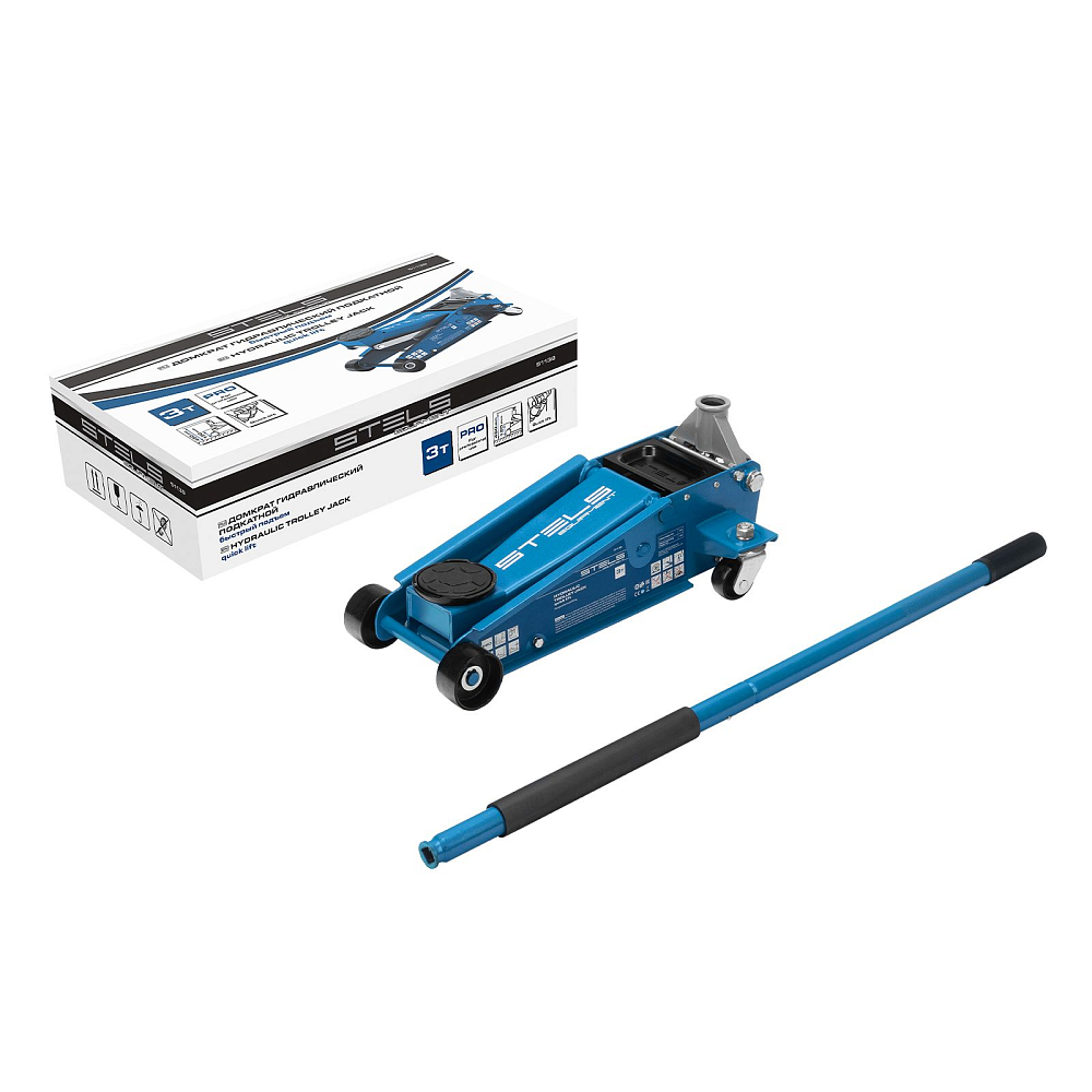 Домкрат гидравлический подкатной Stels 51139
