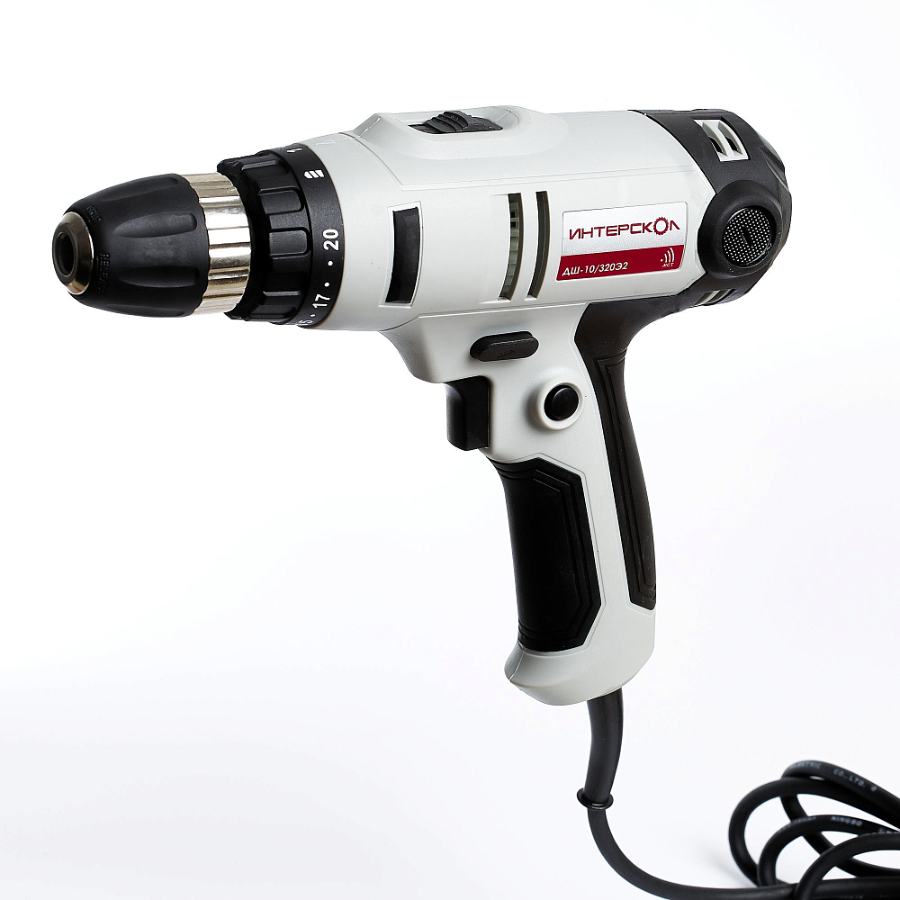 Сетевая дрель-шуруповерт Интерскол ДШ-10/320Э2 (220.1.1.00)