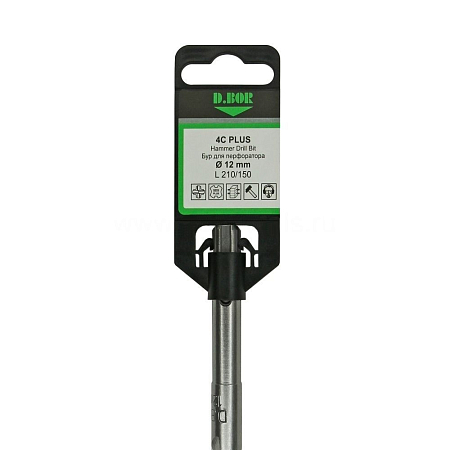 Бур D.BOR SDS-plus 4C PLUS 12*940/1000 4-cutting 4PD12L1000