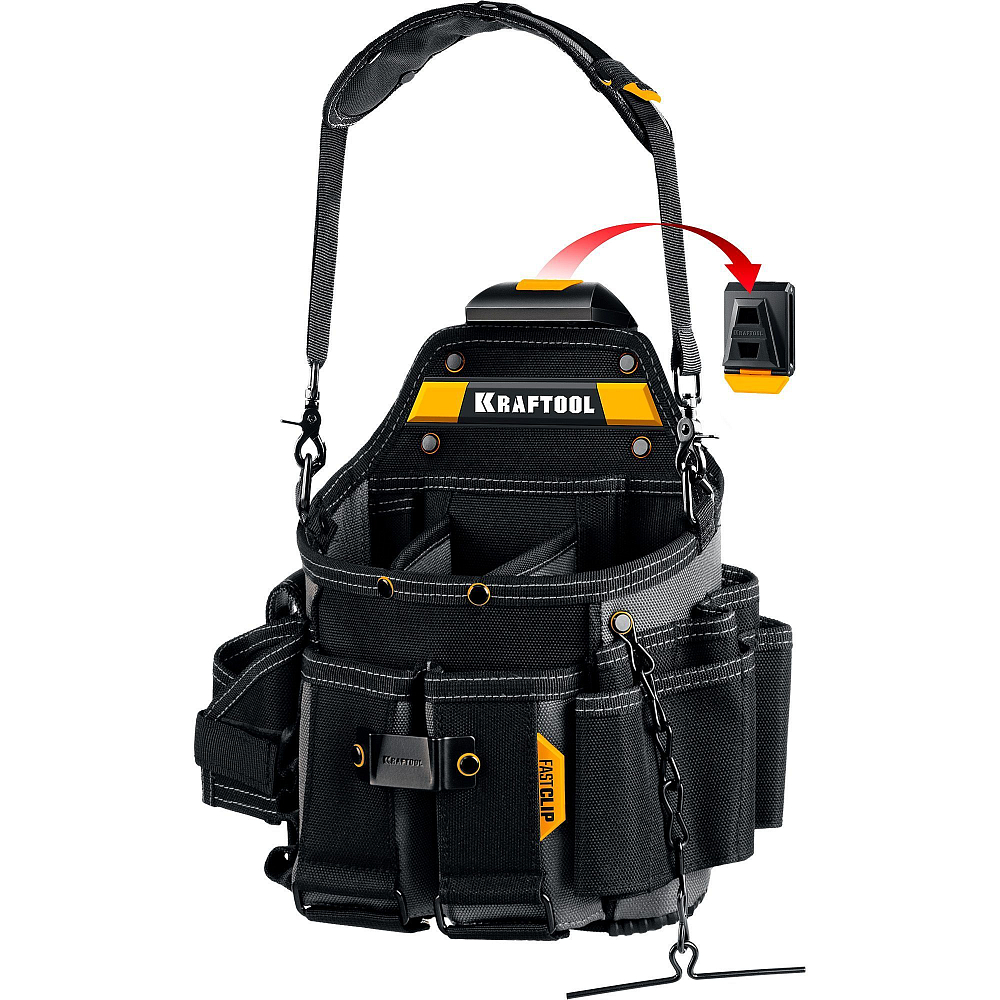 Поясная сумка Kraftool KBP-23 FastClip (38766)