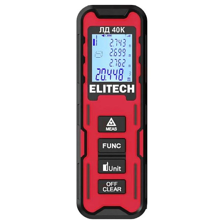 Лазерный дальномер Elitech ЛД 40К (E0301.004.00)