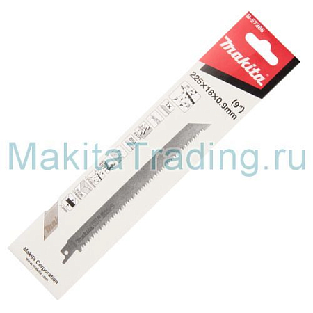 Полотно для сабельной пилы Makita по дереву 225мм (B-57386)