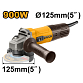 Угловая шлифовальная машина INGCO INDUSTRIAL AG90028