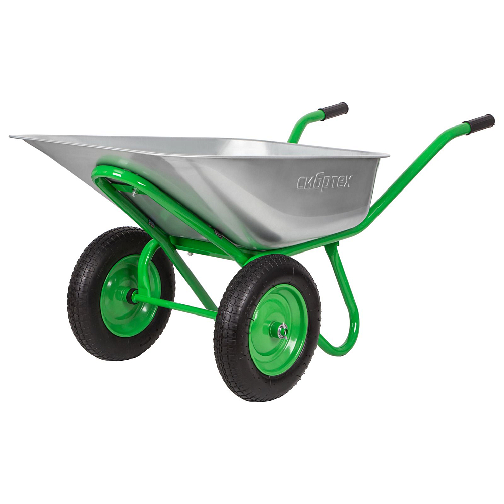 Тачка садово-строительная 2-х колесная Сибртех 689643