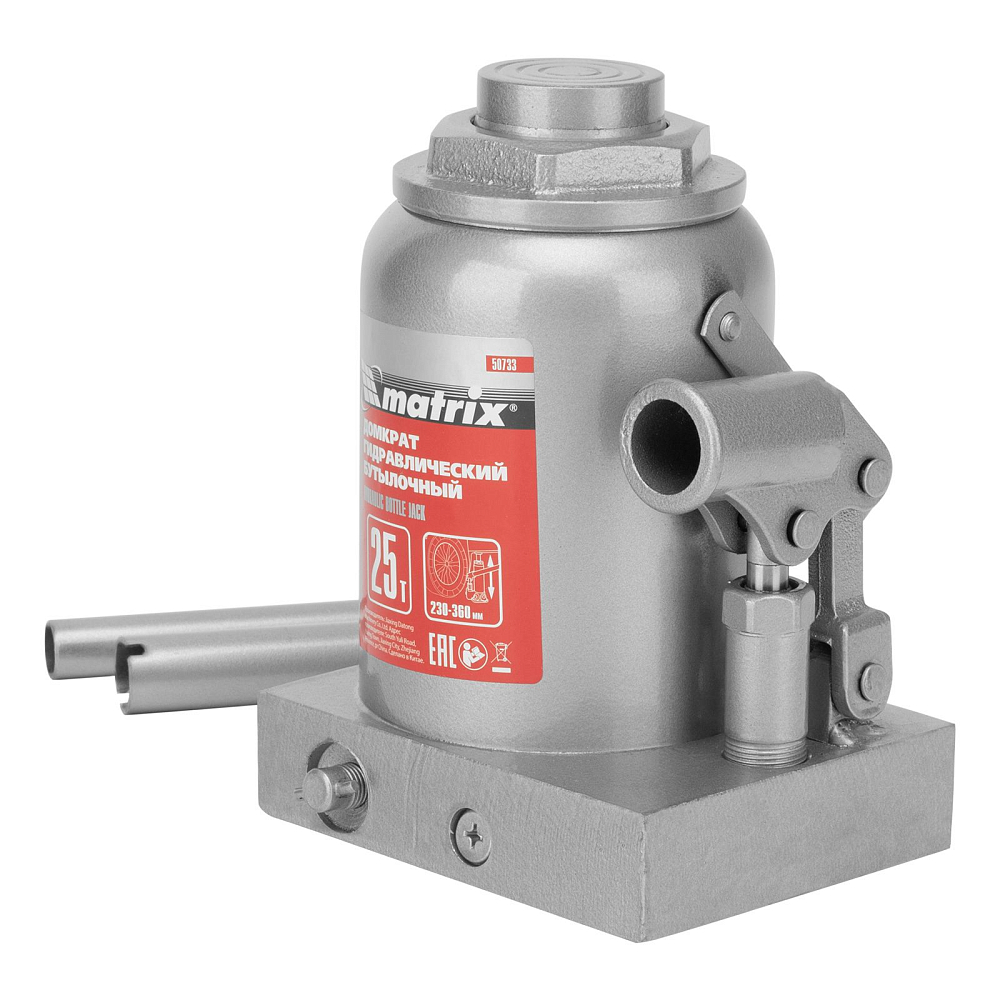 Домкрат гидравлический бутылочный Matrix 50733