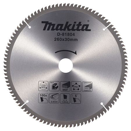 Пильный диск универсальный Makita D-81804