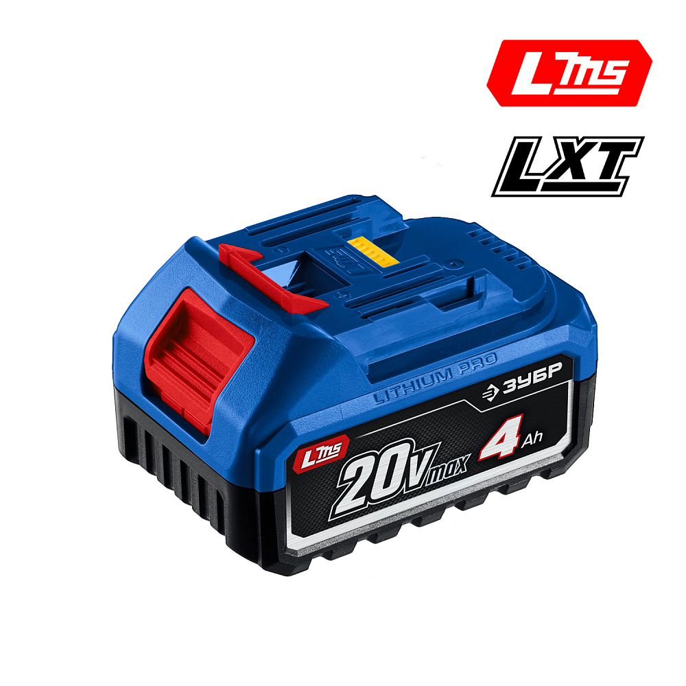 Аккумулятор ЗУБР 20В Power PRO, LMS/LXT, 4,0Ач (BP-P-20-4)