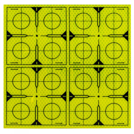 Отражатель пленочный RGK 90*90 мм (4 шт.) желтый