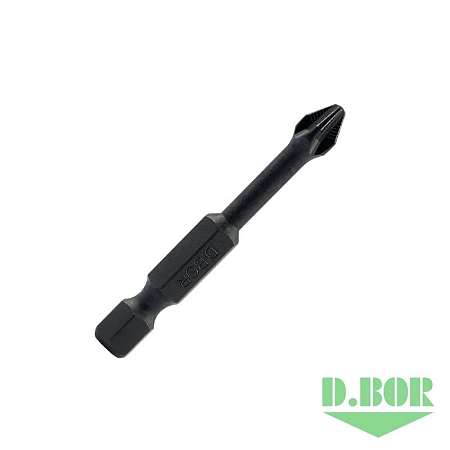 Биты для ударного (импульсного) инструмента IMPACT, Ph 3x50 мм, Torsion, ACR2, E 6,3 (5 шт.) D.BOR D03-DITAPH03050005