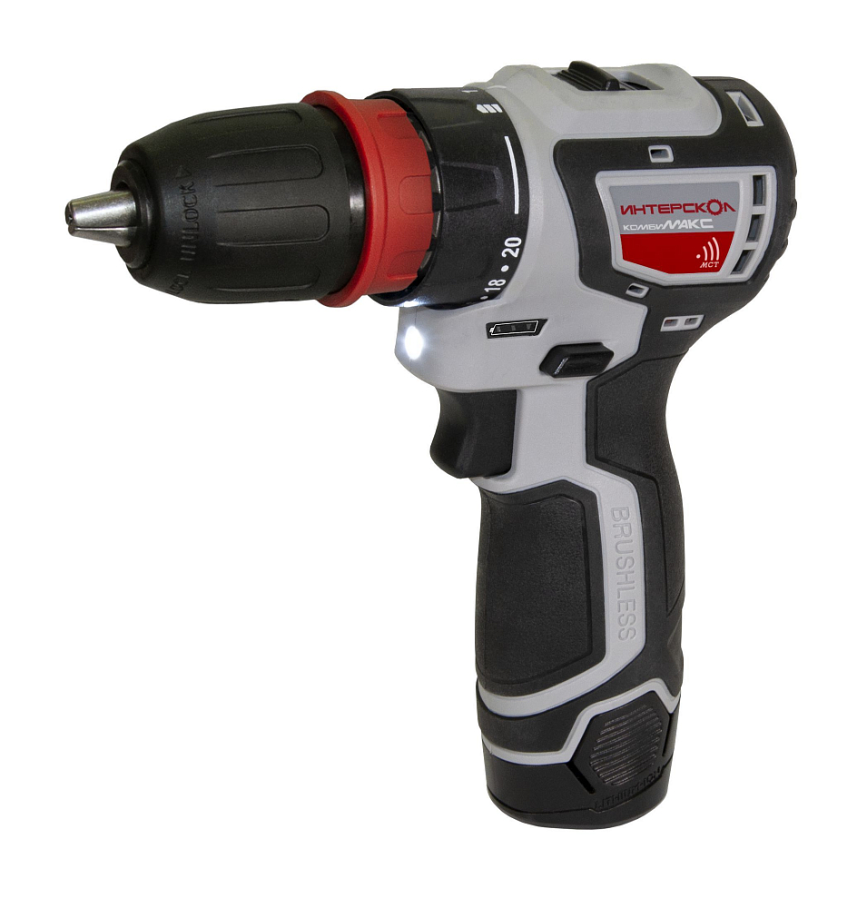 Аккумуляторная дрель-шуруповерт Интерскол ДА-10/12В КомбиМАКС (687.2.2.77)