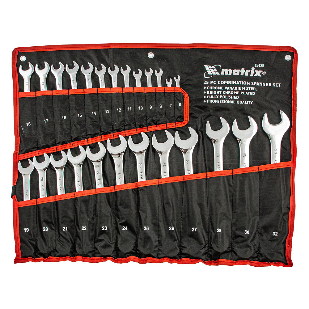 Набор ключей комбинированных Matrix 15425
