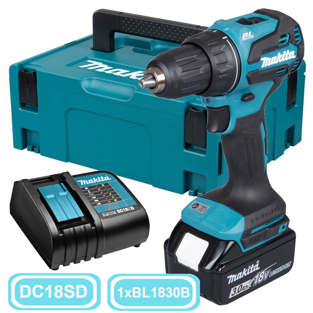 Дрель-шуруповерт Makita DDF490SF1J