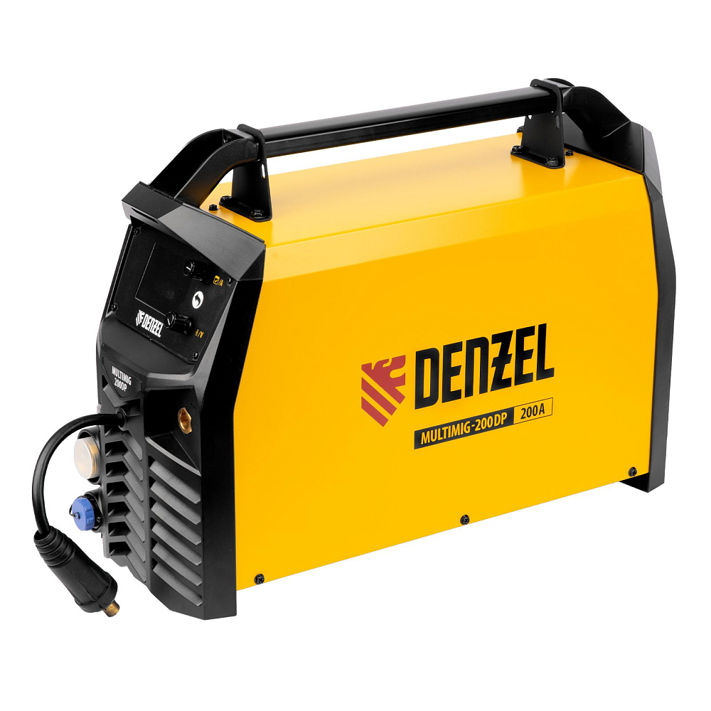 Аппарат инвертор. полуавтомат. сварки MultiMIG-200DP Synergy Double Pulse Denzel 94313