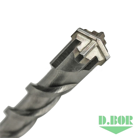 Бур D.BOR SDS-plus 4C PLUS 8*350/410 4-cutting 4PD08L0410