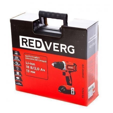 Шуруповерт аккумуляторный RedVerg RD-S18/U