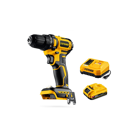 Аккумуляторная дрель-шуруповерт  STEHER CB-45-21