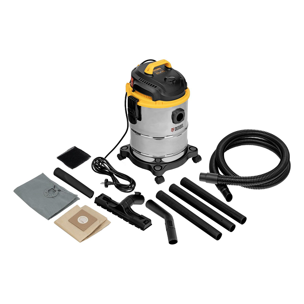 Пылесос строительный SVC15 Denzel 28201