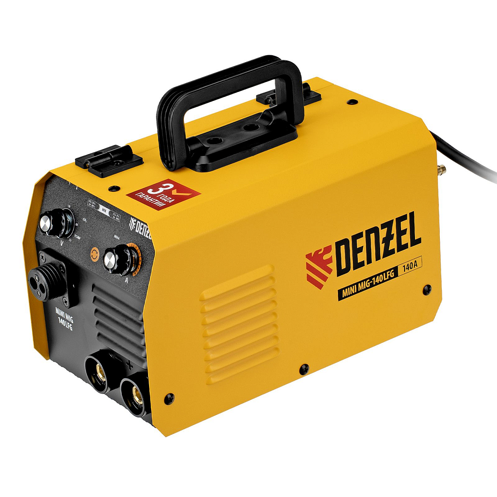 Аппарат инвертор. полуавтомат. сварки Mini MIG-140LFG Denzel 94305