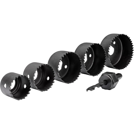 Набор коронок 6 шт. по дереву 32 - 64 мм Makita D-70203