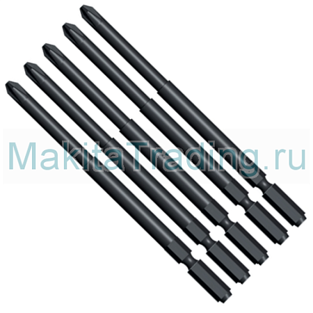 Биты Макита PH2 132мм Torsion 5шт (A-16536)