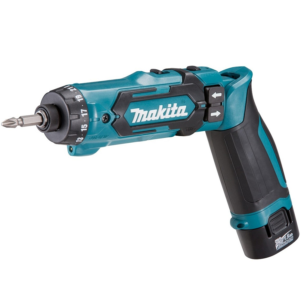 Аккумуляторная отвёртка Makita DF012DSE