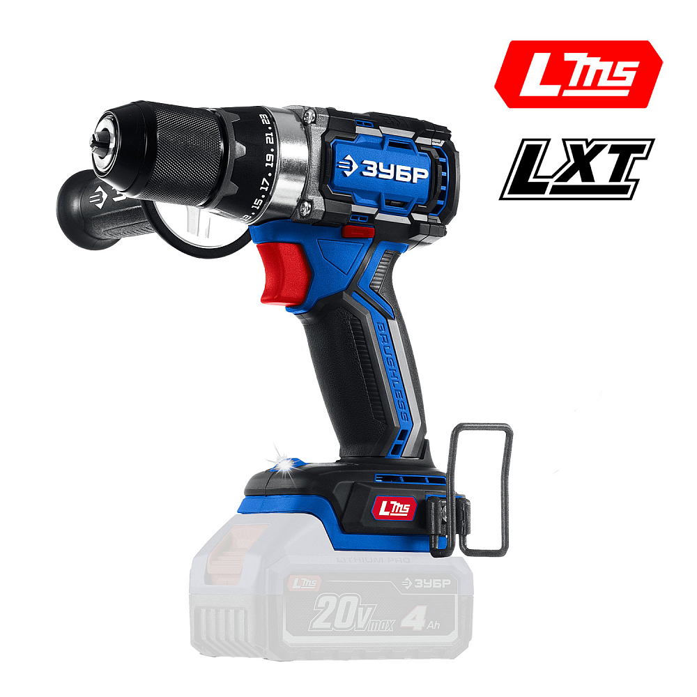 Аккумуляторная ударная дрель-шуруповёрт ЗУБР DB-70