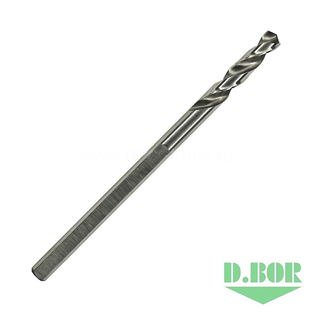  Центрирующее сверло для биметаллических коронок, D.BOR HSS 6,35 х 112 мм CD-QC-HS-6-112
