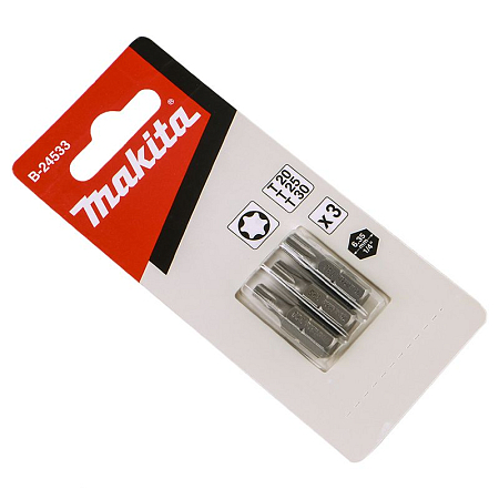 Насадка T20/T25/T30, 25 мм, C-form, 3 шт Makita B-24533