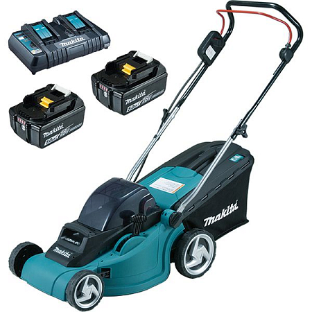 Аккумуляторная газонокосилка Makita DLM380PM2