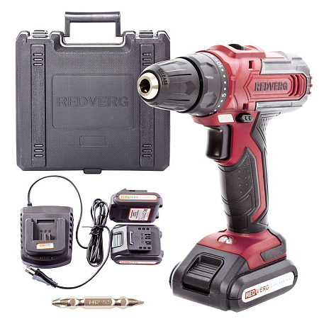 Шуруповерт аккумуляторный RedVerg RD-SD14L/2Y