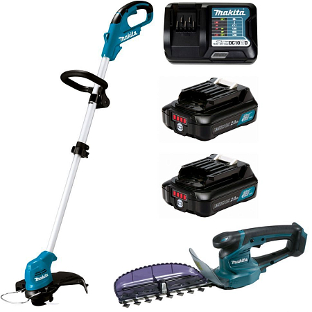 Набор аккумуляторного инструмента Makita UR100DWAEX+UH201DZ