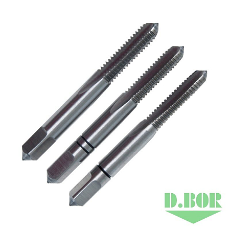 Ручной метчик HSS-G DIN 352 Тип N, 3 пр., M4 x 0.70 D.BOR W-046-9G10M04-0702D