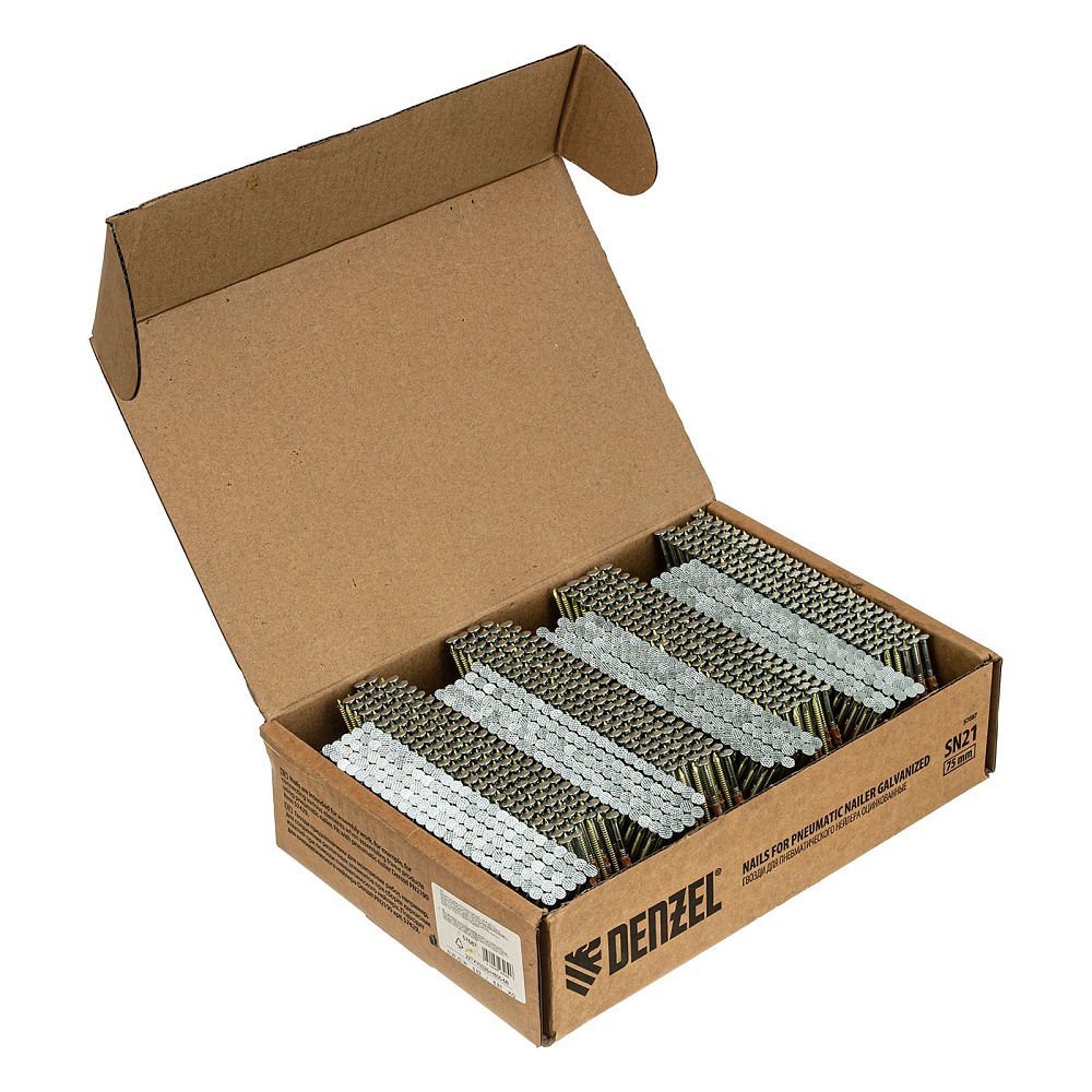Гвозди для пнев. нейлера Denzel 57687