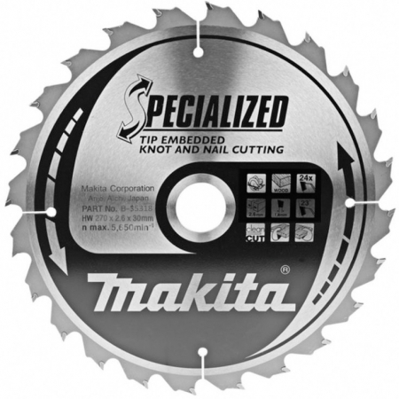Пильный диск Makita B-09450