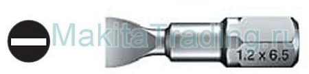 Плоский шлиц Makita B-25345 1.6x8.0мм 50мм 3шт