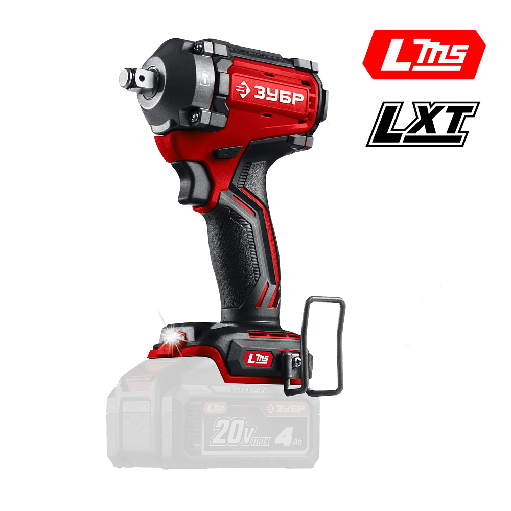 Аккумуляторный ударный гайковёрт ЗУБР ГБУ-500