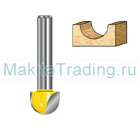 Пазовая галтельная фреза Makita D-48038 50,8x19x12.7мм