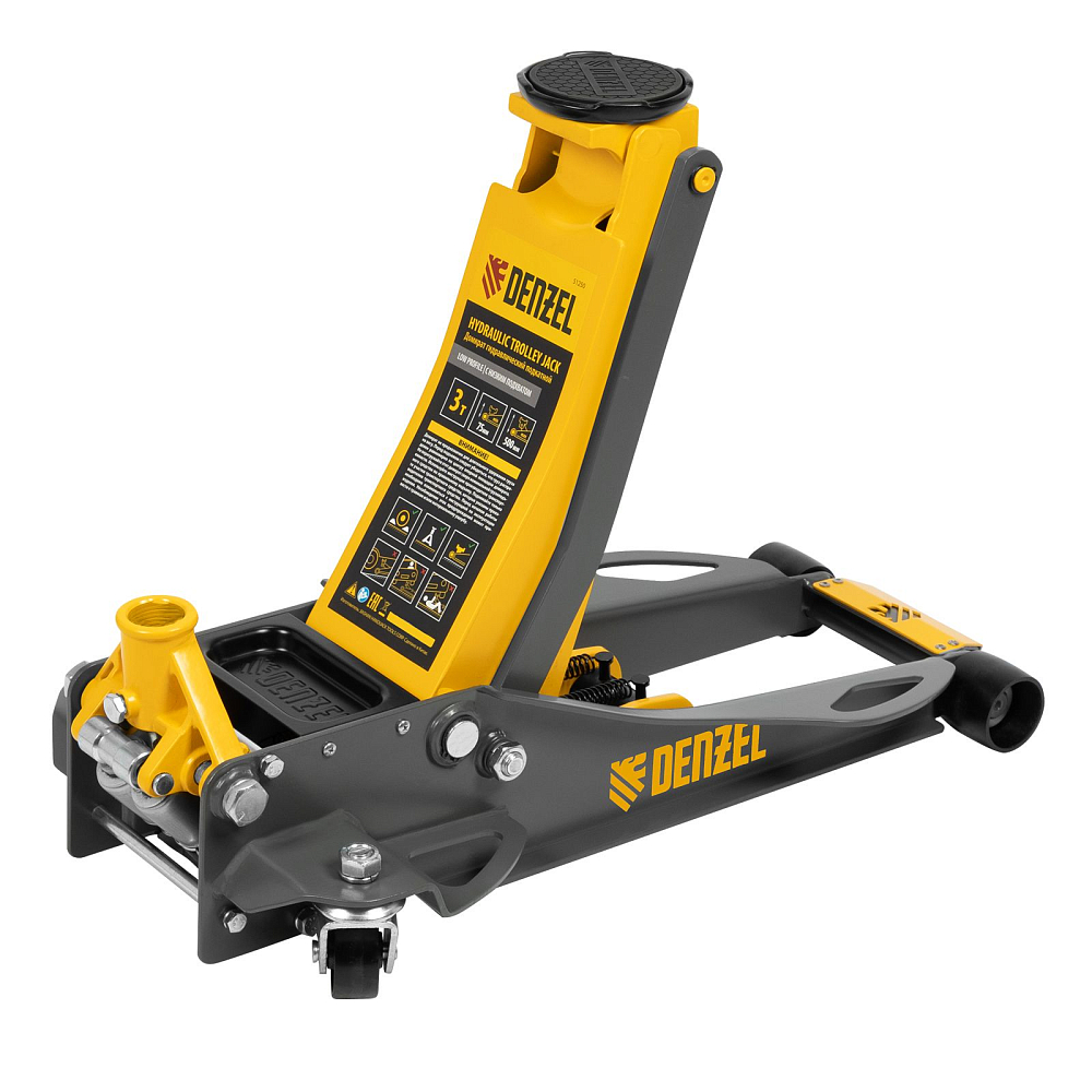 Домкрат гидравлический подкатной Denzel 51250
