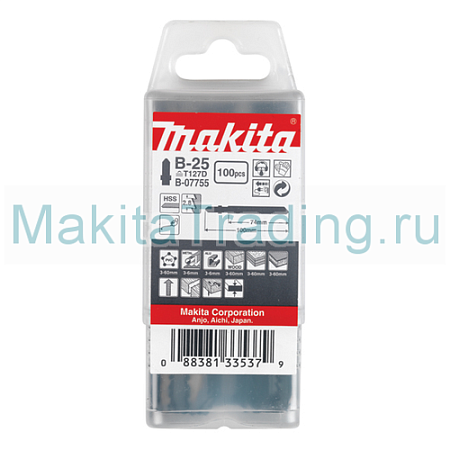 Пилка для лобзиков Макита № B25 100шт (B-07755)
