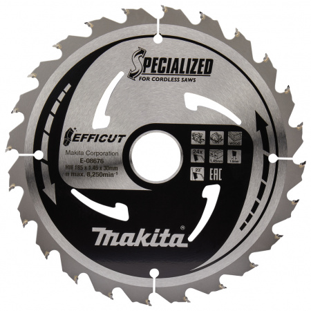 Пильный диск для дерева Makita E-08676