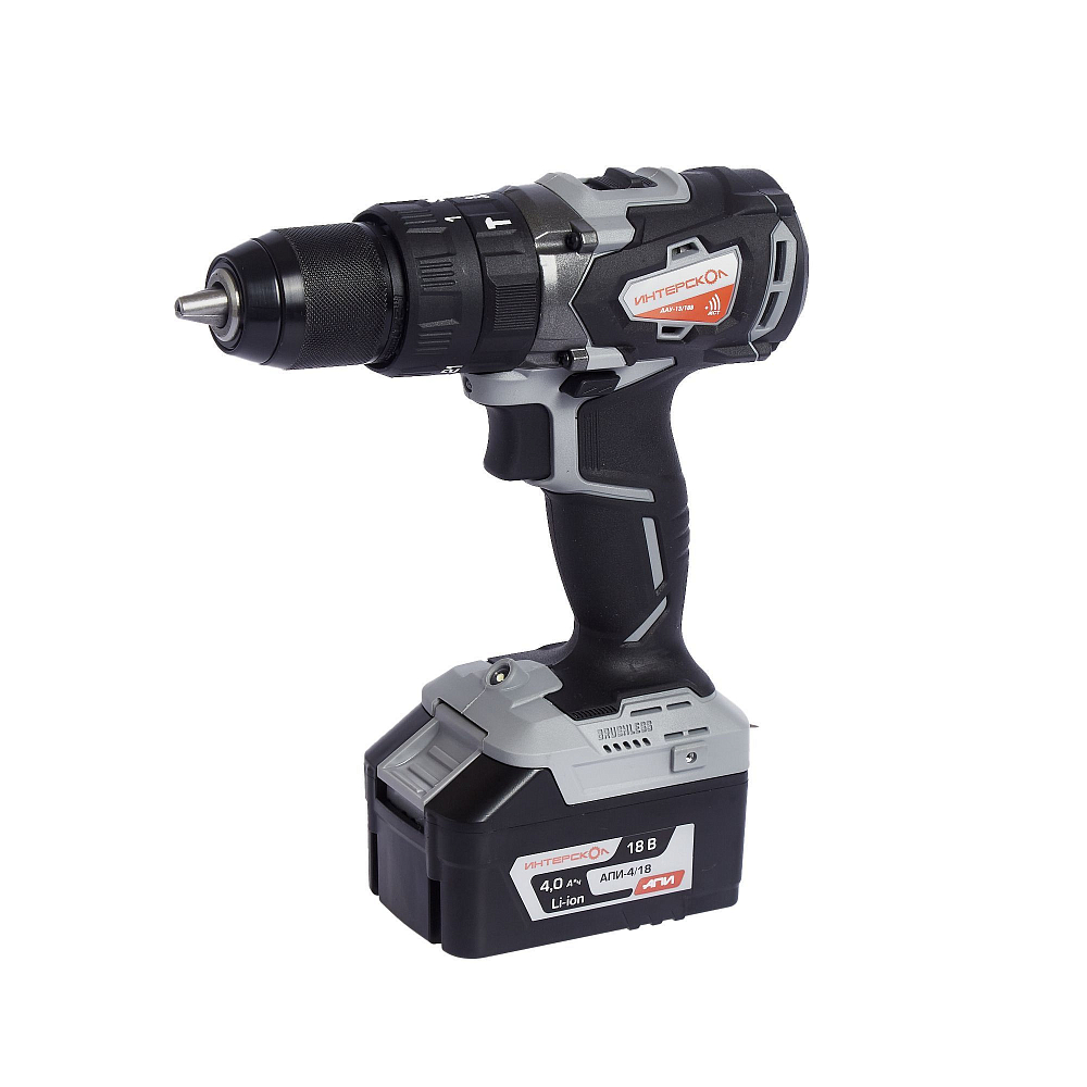 Аккумуляторная ударная дрель-шуруповерт Интерскол ДАУ-13/18В (574.0.0.70)