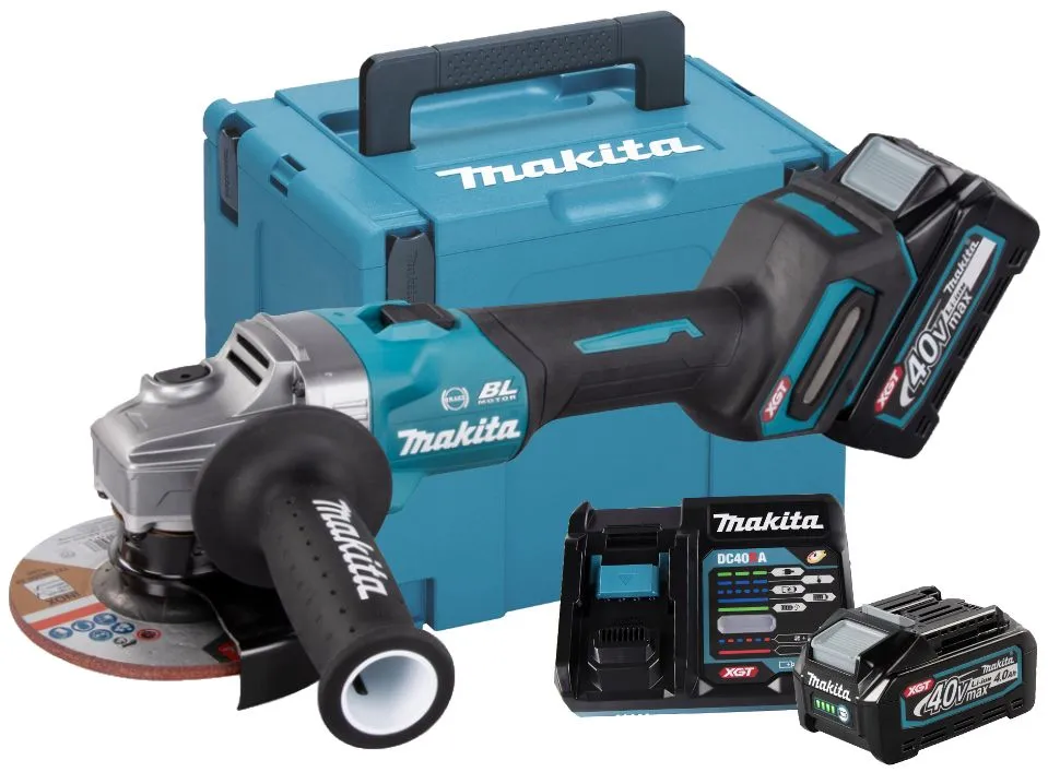 Аккумуляторная угловая шлифмашина XGT Makita GA005GU201